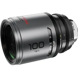 Dzofilm Pavo 2x Anamorphic 100mm T2.4 for PL/EF Mount (S35) metric - Neutral Coating (Canon EF, L-Mount), Objektiv, Grau, Schwarz
