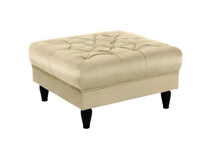 Mid.you Hocker, Beige, Holz, Buche, vollmassiv, quadratisch, 82x44x82 cm, Made in EU, Wohnzimmer, Hocker, Sitzhocker