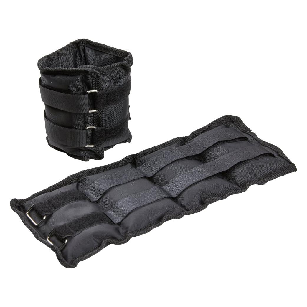 Kübler Sport Hand- und Fussgelenksmanschetten (2 x 2 kg) (ASL578, black/black)
