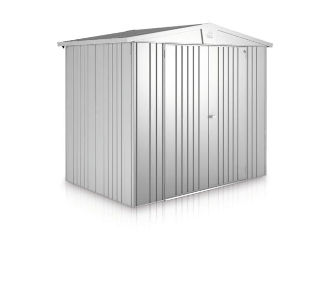 BIOHORTGARTE Gerätehaus Europa Gr. 5 silber-metallic 08427617