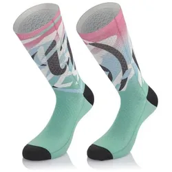 MB Wear, Unisex, Sportsocken, Fun (S), Grün