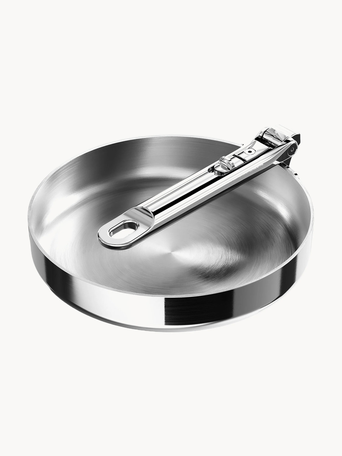 Joseph Joseph Space RVS koekenpan met inklapbare handvat