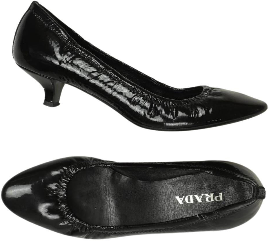 Prada Damen Pumps, Schwarz, Gr. EU 36.5, Leder - Second Hand