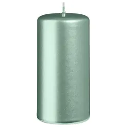 Kopschitz Kerzen Stumpenkerzen Metallic Matt Candy Green 100 x Ø 50 mm, 12 Stück