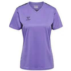 hummel Hmlauthentic Pl Trikot S/S Damen - dahlia purple/asphalt -