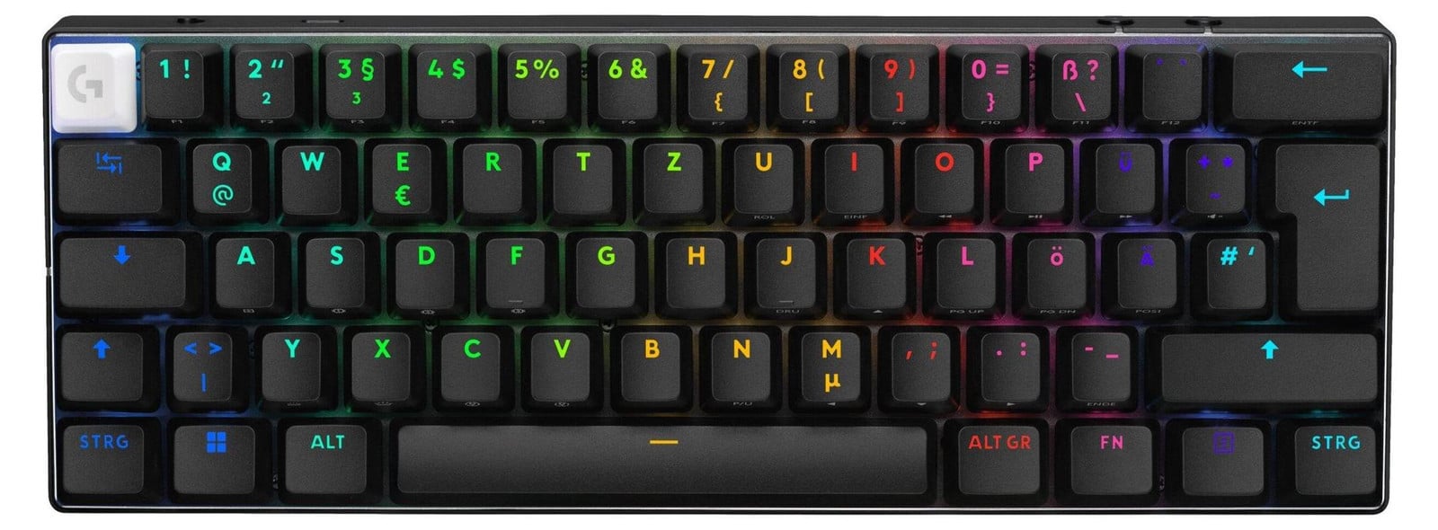 Logitech G PRO X 60 Mechanisch Gamingtoetsenbord, RF Draadloos en Bluetooth, RGB LED, Wit