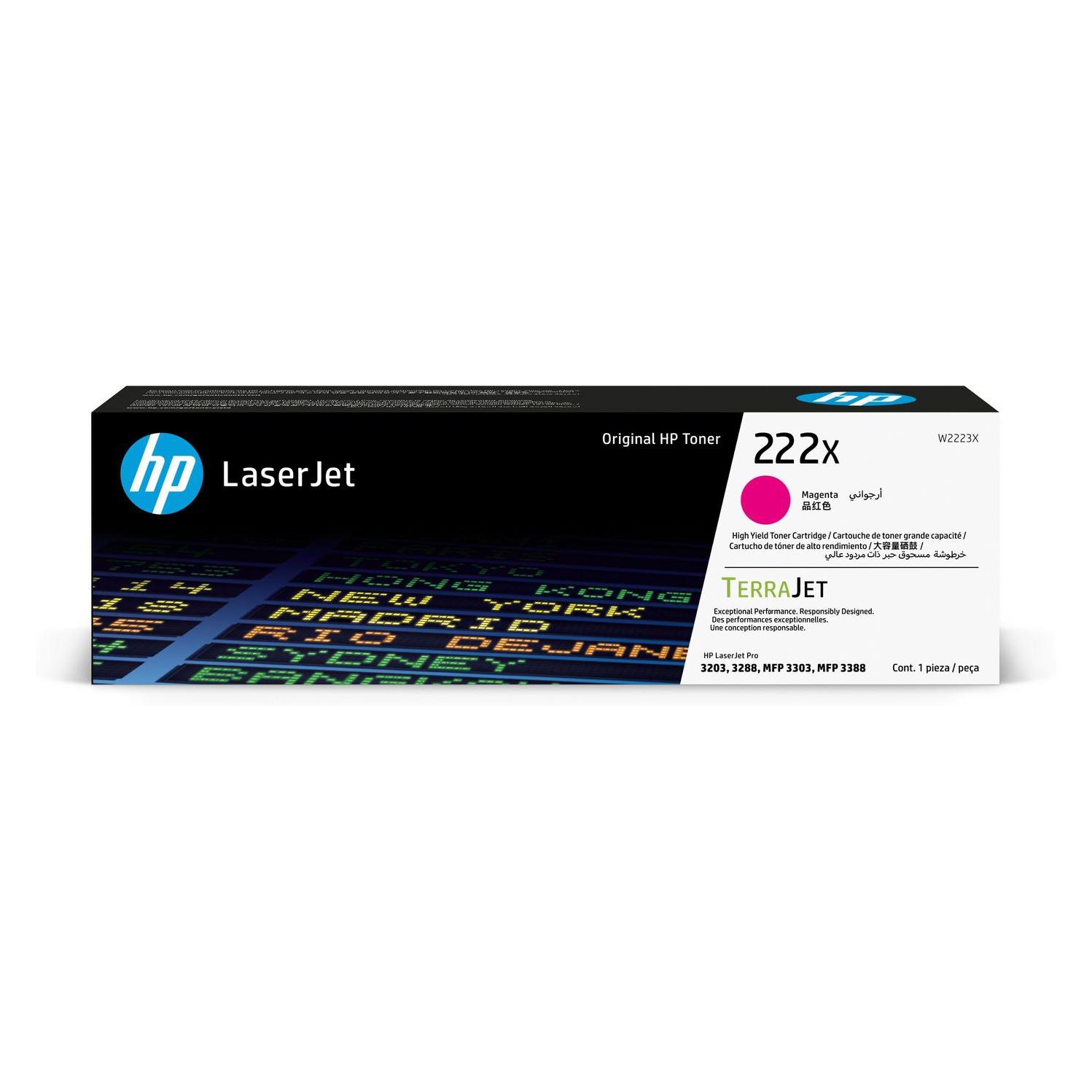 HP 222X High Yield Magenta (W2223X)