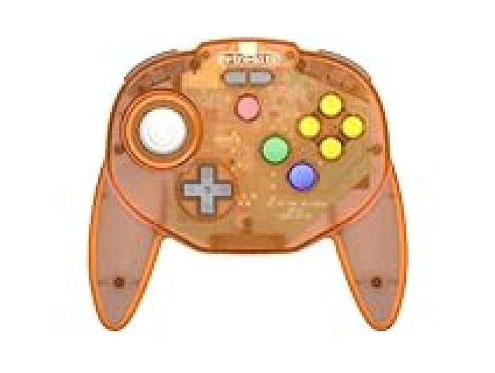 Retro-Bit Tribute 64 V2 2.4G Wireless Controller for N64 / Switch/PC/Mac - Orange Hawk