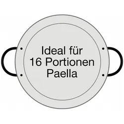 All'Grill Paella-Pfanne Stahl poliert Ø 55 cm, Pfanne + Kochtopf