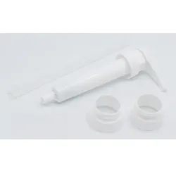 Dosierpumpe Zumesspumpe 30 ml mit 3 Anschlussstücken Anschlüsse: DIN 38, DIN 40, DIN 42