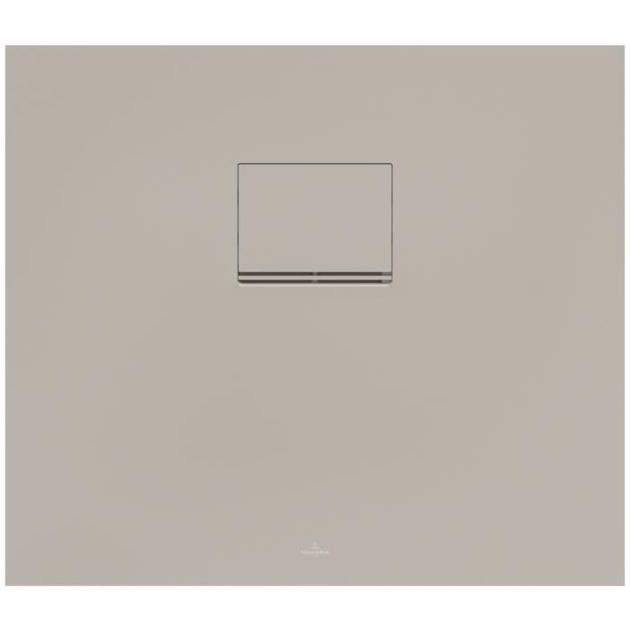 Villeroy und Boch Squaro Infinity Duschwanne UDQ8070SQI2IVAL 80 x 70 x 4 cm, almond, für flächenbündige Installation