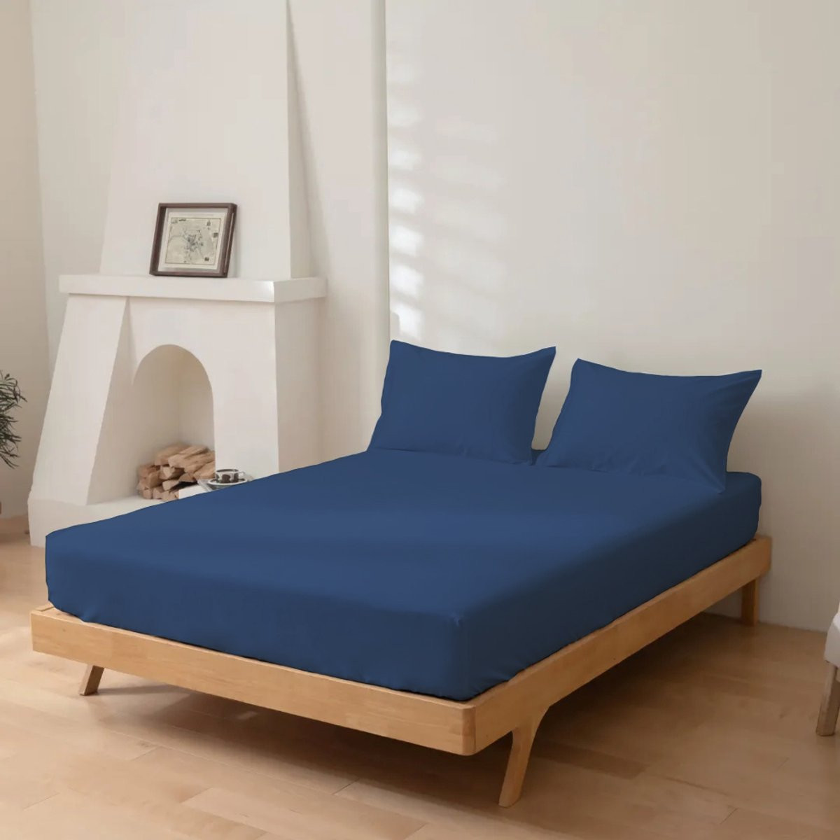 Cameleon Hoeslaken Blauw voor volwassenen 200x220 cm