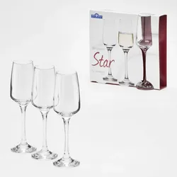 Sektglas-Set STAR - bunt