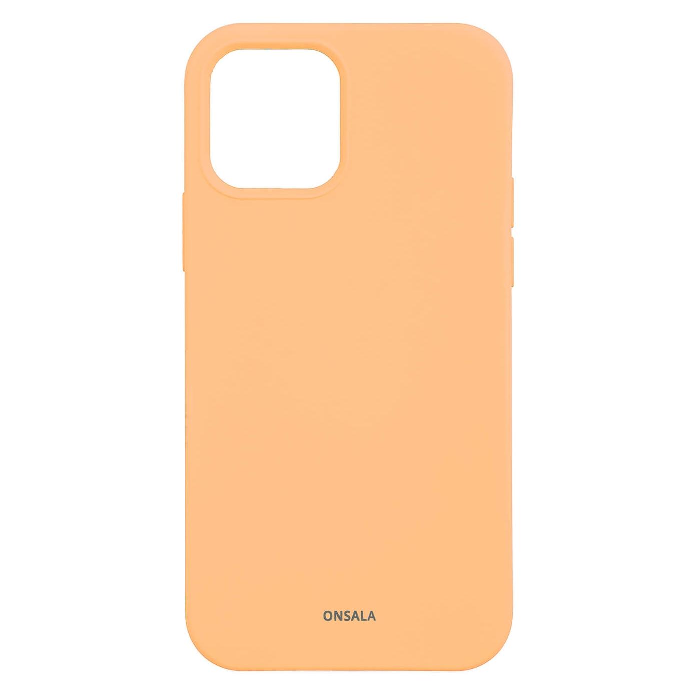 Onsala Backcover Sil Touch iPhone 12/12 Pro Aprikose (Apple iPhone 12, Realme 12 Pro+) (664230)