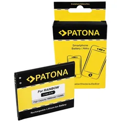PATONA Akku passend für Wiko Rainbow Lite Bloom Barry Cink Five Darknight Stairway - BTY26180
