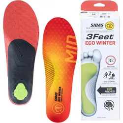 SIDAS 3FEET ECO WINTER MID Einlegesohlen | Gr. S | orange - orange