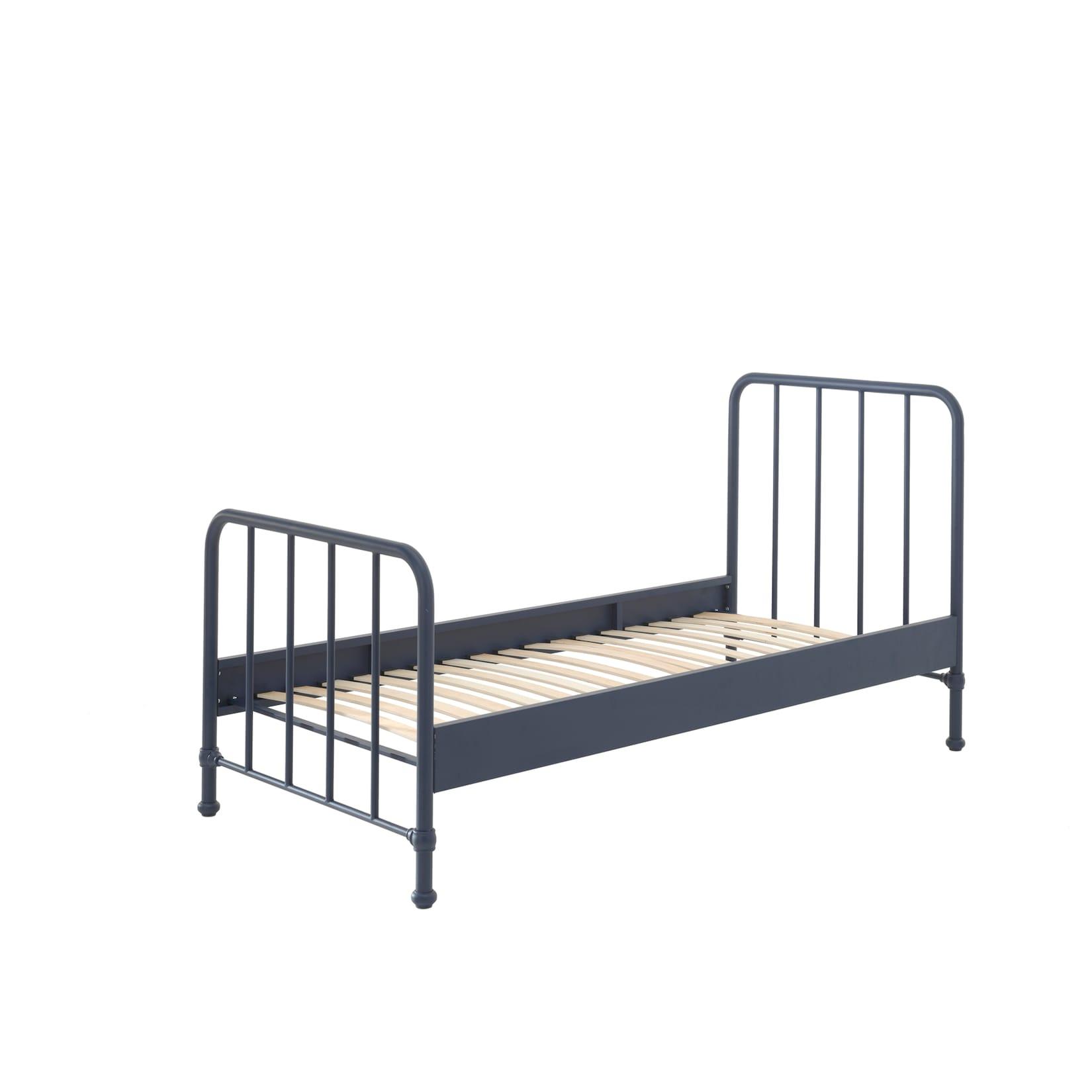 BRONXX Metallbett im coolen Look, Liegefläche 90 x 200 cm versch. Farben