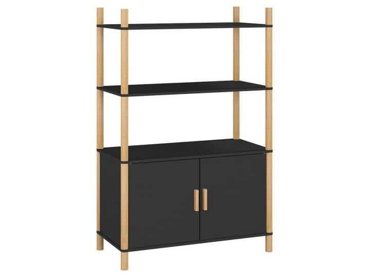 vidaXL Highboard Highboard Schwarz 80x40x121 cm Holzwerkstoff (1 St)