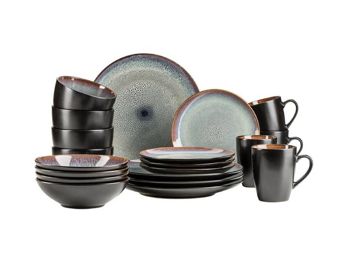 Mäser Teona Geschirr-Set 20-teilig Braun