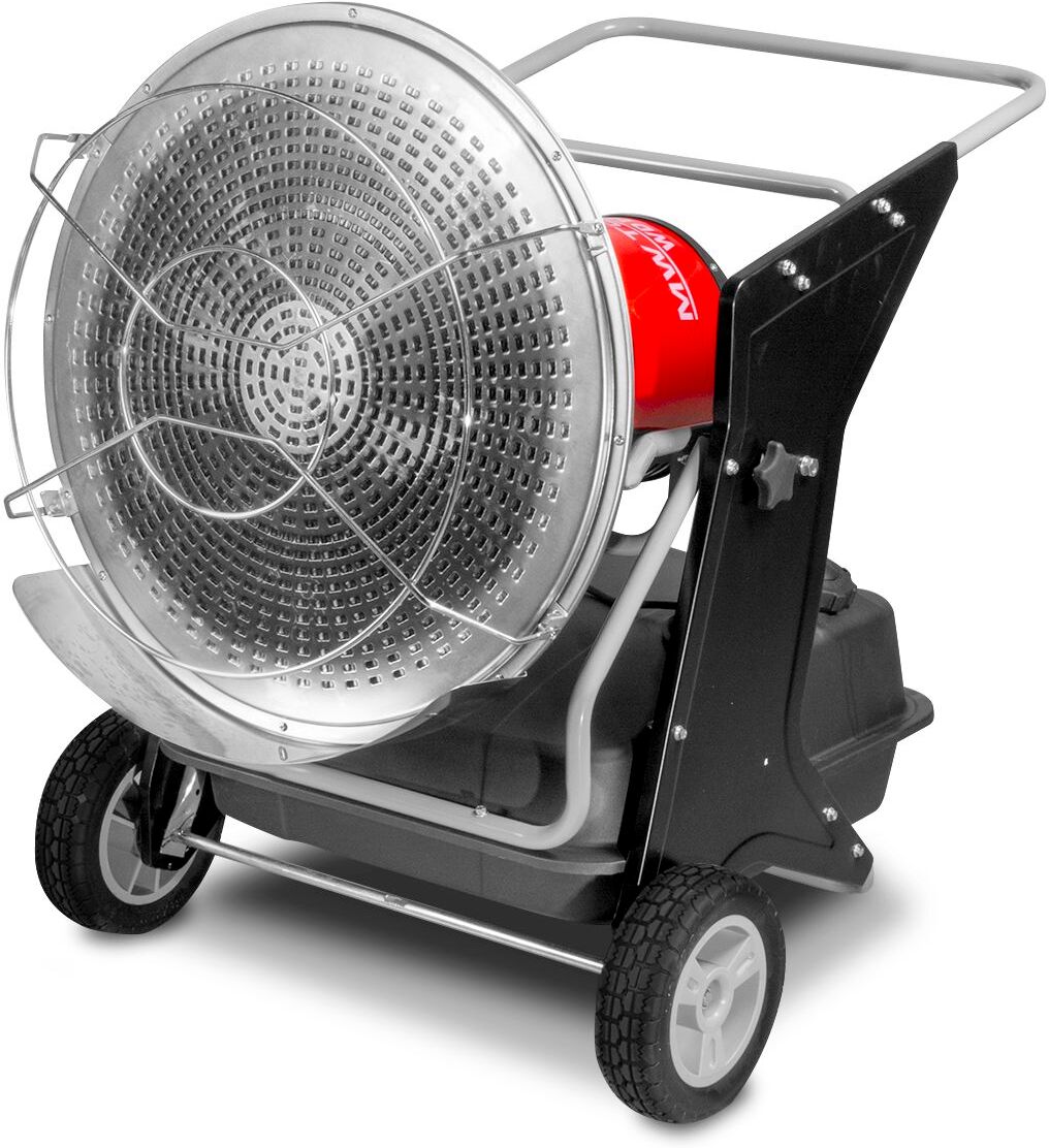 Canon à chaleur infrarouge fioul 40kW silencieux et mobile MW Tools WD135I