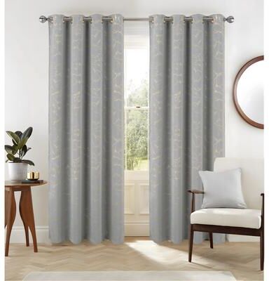 RT Designer Collection Heidi Marble Foil Room Darkening Window Curtain