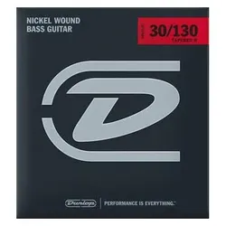 Dunlop Bass Nickel Wound - String Set, 6-String, Medium (6x, E-Bass, 0.13"), Saiten