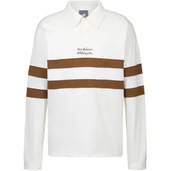 NEW BALANCE Sport Legacy Rugby Langarmshirt Herren | Gr. S | beige - beige