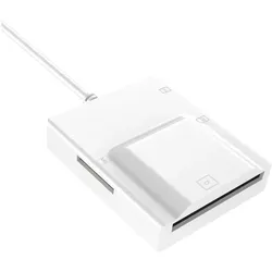 PowerGuard CardStorage USB 3.0 to SD, MicroSD, CF, MS Cardreader Photo Adapter (USB 3.0), Speicherkartenlesegerät, Weiss