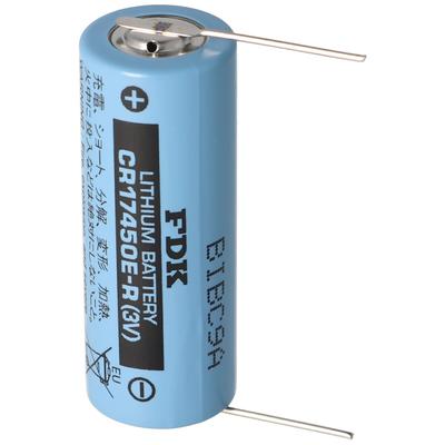 AccuCell Sanyo Lithium Batterie CR17450E-R Size A, Lötdraht (Lötpaddel) von FDK