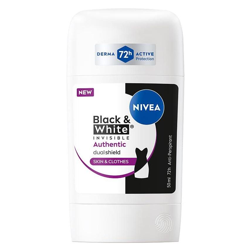 Nivea Black & White Authentic Deodorant Stick 50ml (Stick) (67267163)