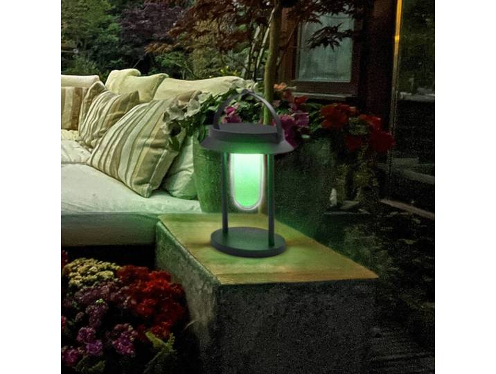 LEDVANCE SMART+ BT Table Lantern Solar Multicolor Solar, dimmbar, schwarz, Aluminium, Modern