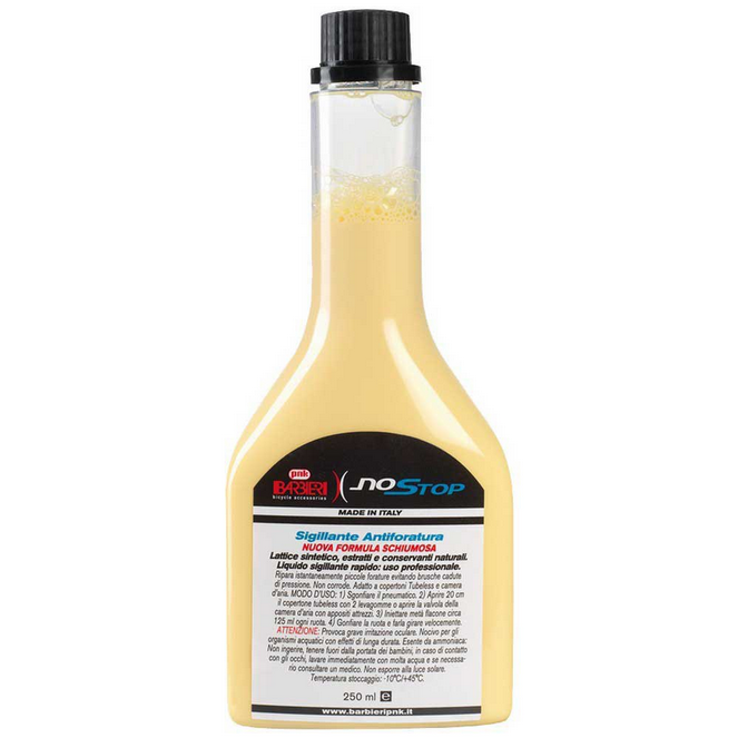 BARBIERI Lattice sigillante tubeless  antiforatura 250 ml NO STOP