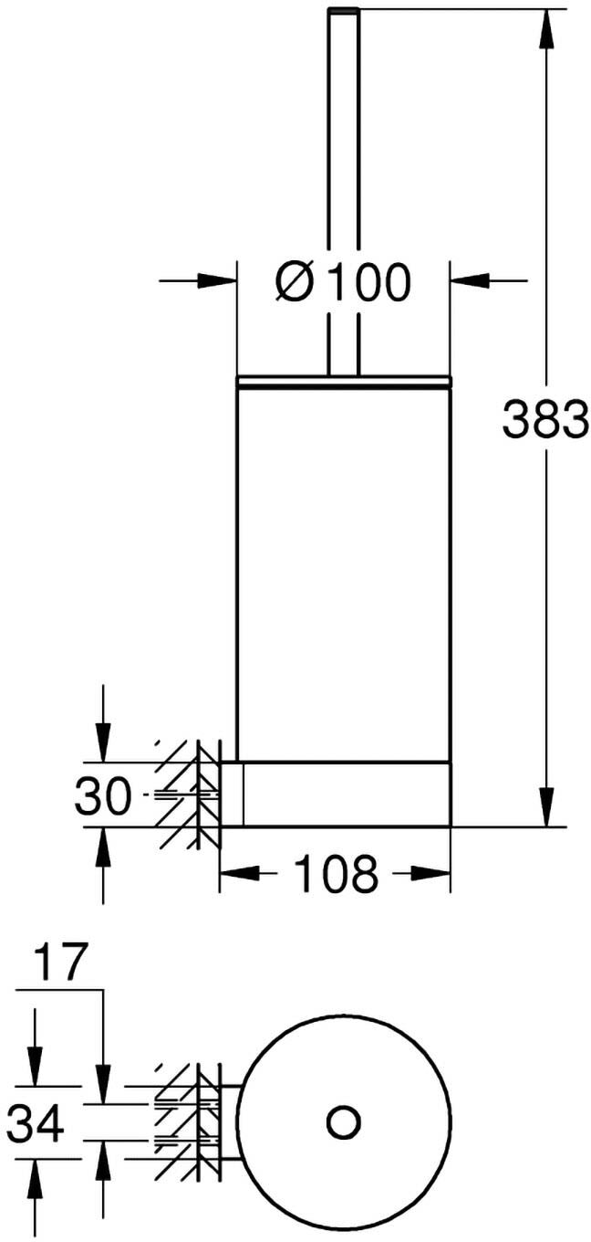 Grohe Selection Toilettenbürstengarnitur