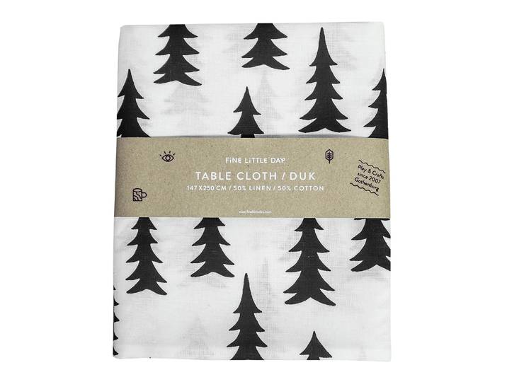 Fine Little Day Nappe Gran 147x250 cm Noir-blanc