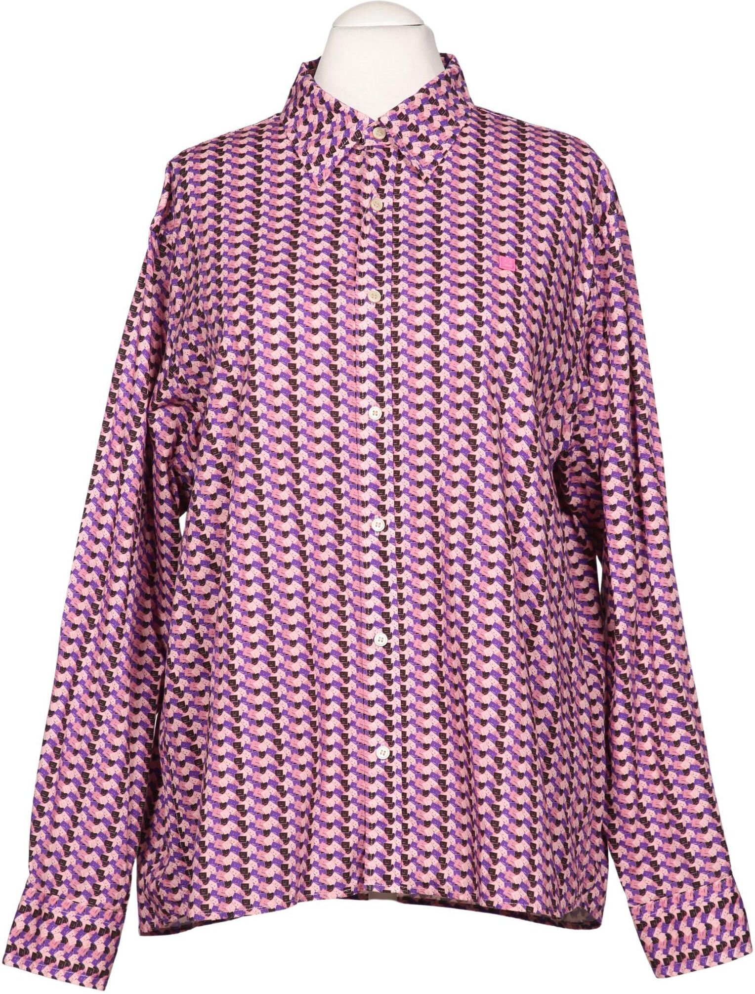 Acne Studios Damen Bluse, Pink, Gr. L, Baumwolle - Second Hand