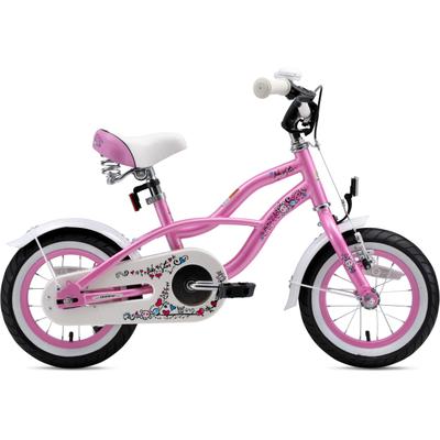 Kinderfahrrad BIKESTAR "Cruiser" Gr. 21, rosa (altrosa), Fahrräder, Kinder, 20,6cm, 12 Zoll (30,48cm)