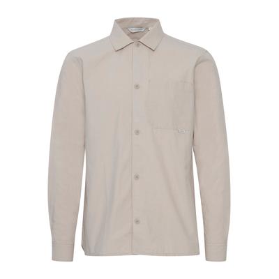 Langarmhemd CASUAL FRIDAY "Langarmhemd CFAlvin", Herren, Gr. XXL, N-Gr, beige (chateau gray), Obermaterial: 100% Baumwolle CO., Hemden