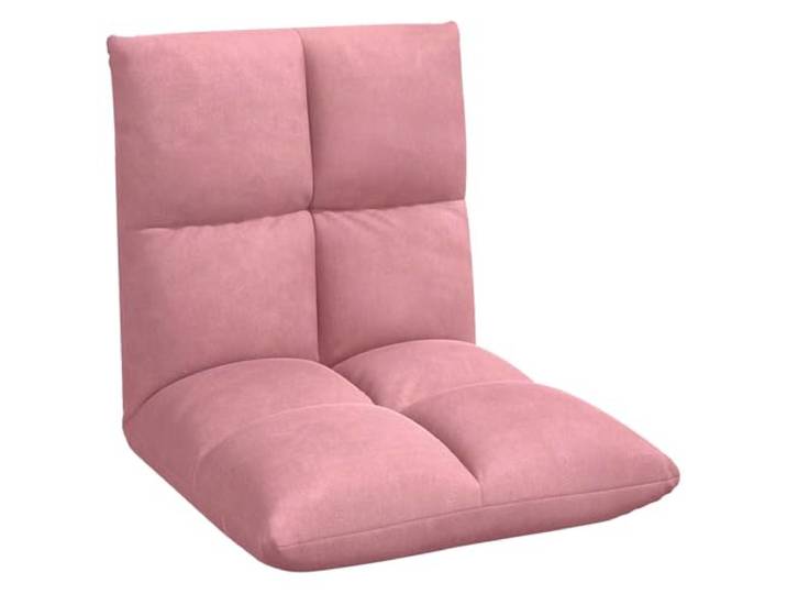 Makastle Verstellbarer Fußsessel Rosa Samt