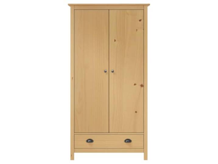 HBBMGYD Hill Kleiderschrank mit 2 Türen, 89 x 50 x 170 cm, Kiefernholz Schublade, Regal, Kleiderschrank, Schlafzimmerschrank, einfache Montage, Reinigung mit trockenem Tuch