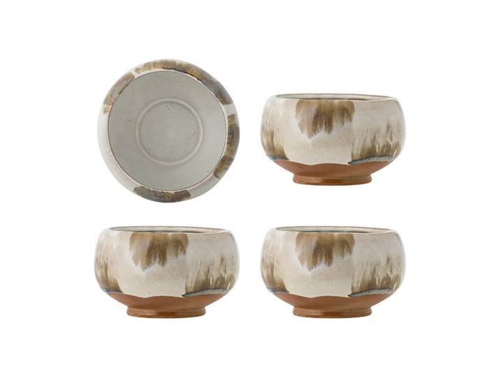 Bloomingville Bol Jade Ø12 cm, lot de 4 Naturel