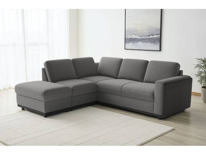 sit&more Cordoba L-Form, B: 232 cm, optional Schlaffunktion & Stauraum Couch mit XXL-Komfort, großzügige Sitzfläche