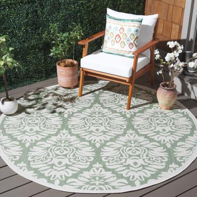 SAFAVIEH Bermuda George Geometric Indoor/Outdoor Waterproof Rug