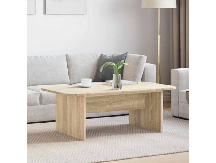 FMPGJLYH Couchtisch Rechteckig Holzwerkstoff Wohnzimmer Beistelltisch Platzsparender Stauraum, Minimalistisches Design, Pflegeleichte Oberfläche