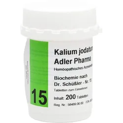 Biochemie Adler 15 Kalium Jodatum D12 Adler Pharma 200 ST