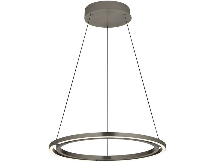 Pendellampe Ringo bronze Aluminium/Eisen 4500 lm B 62 cm - LED - Lichtfarbe: Warmweiss - Kaltes Tagesweiss- LED Energiesparlampe