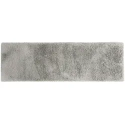 como Hochflorteppich  Fluffy , grau , Synthetische Fasern , Maße (cm): B: 80