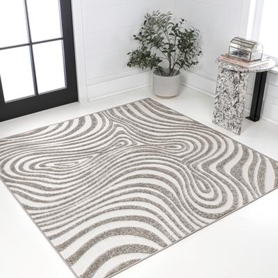 JONATHAN Y Nordby Abstract Groovy Striped Area Rug
