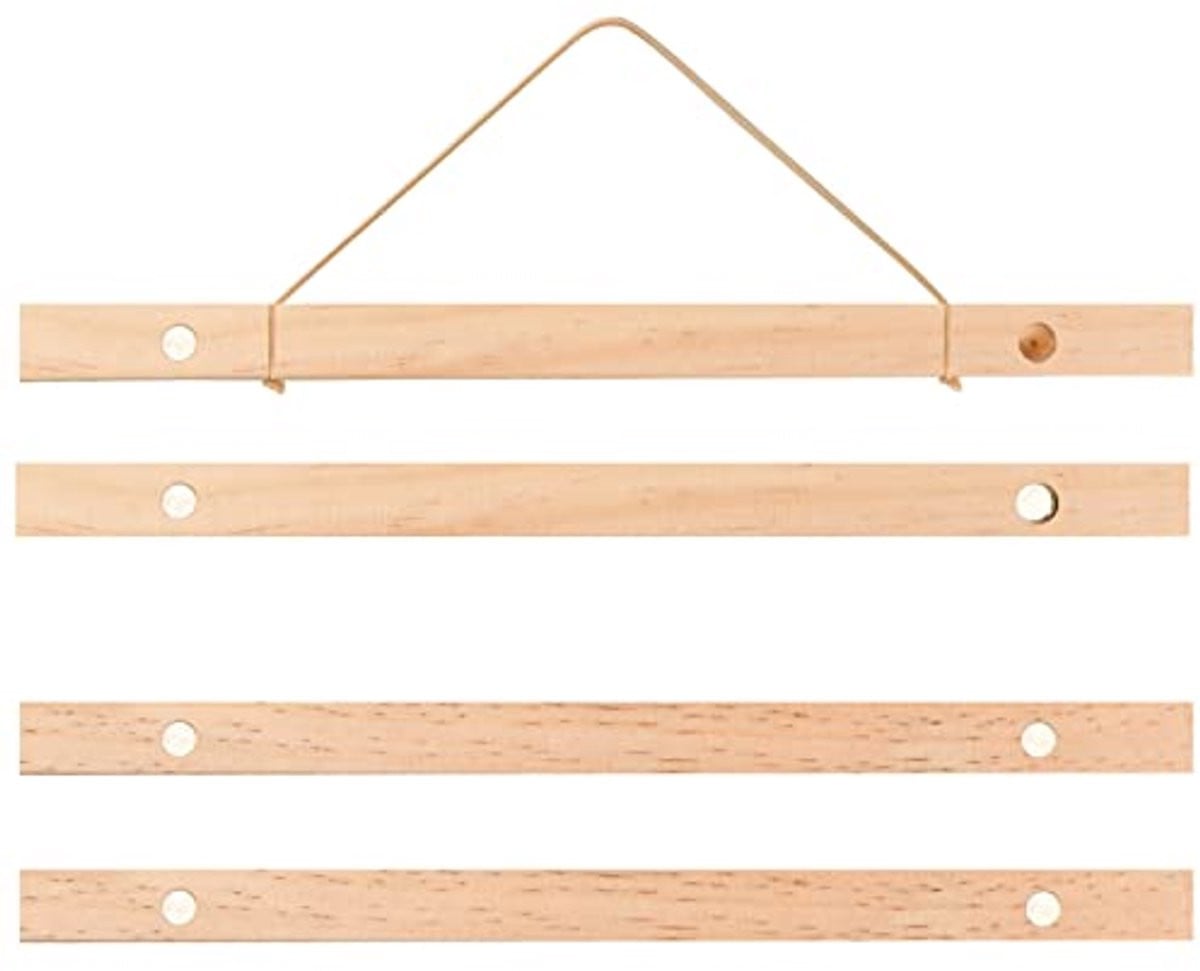 Magnetische Posterhanger 31 cm - Houten Posterlijst voor Muurdecoratie