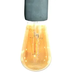 ISOLED LED Filament-Birnenlampe Edison, E27, 4W, Goldlicht BU-10910