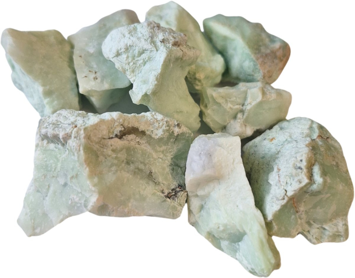 Chrysopraas ruwe brokjes 250 g